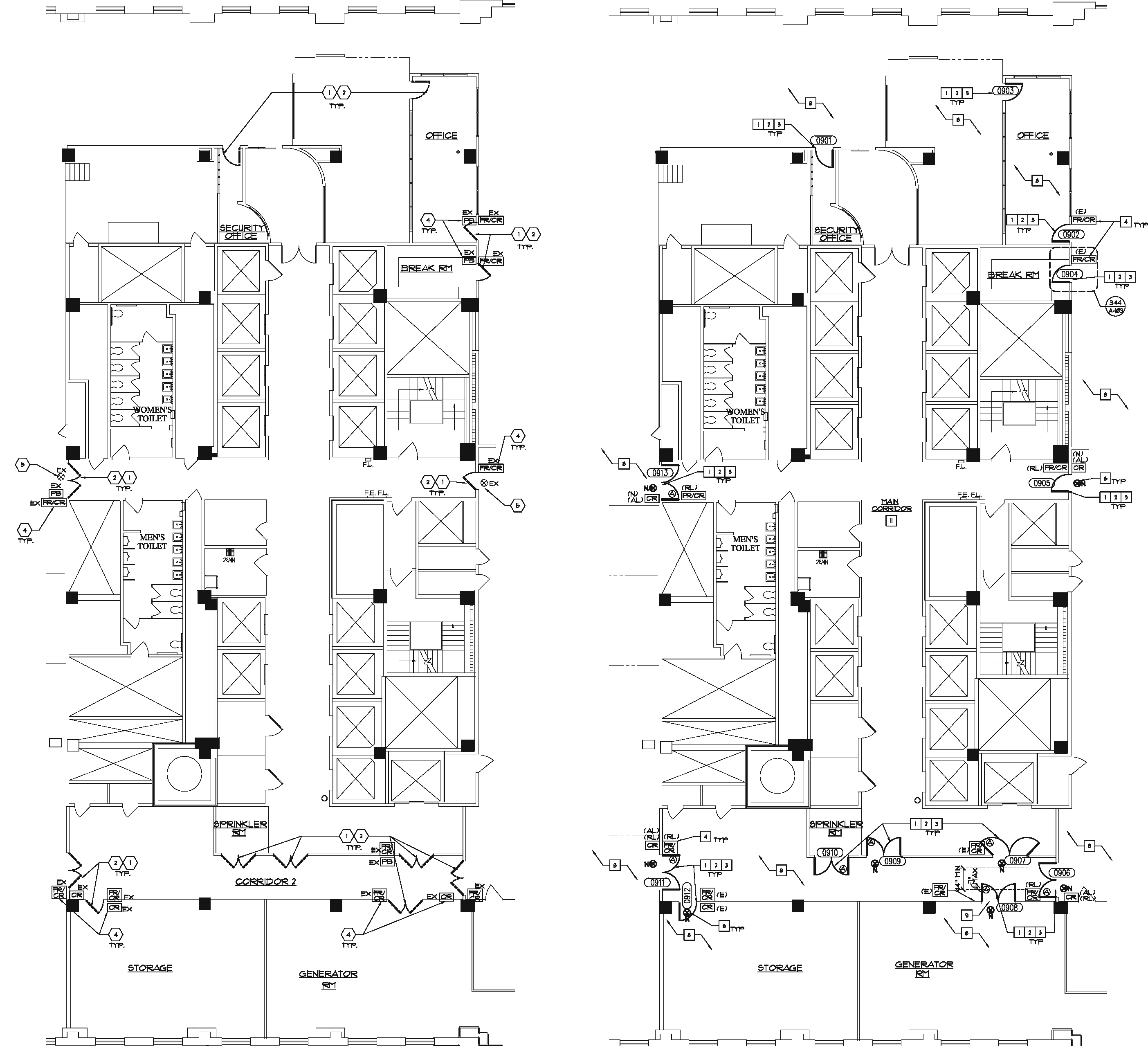 Dense structural logistics view of active telecom hub routing
